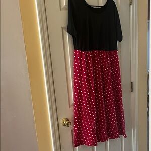 Black and Red Polka Dot Dress